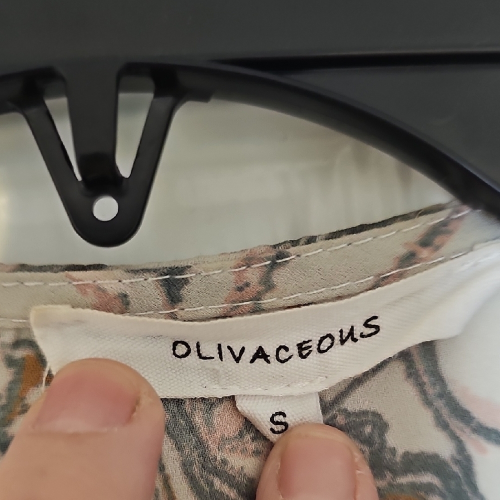 Olivaceous Multicolor Patterned Kimono - image 2